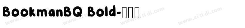 BookmanBQ Bold字体转换